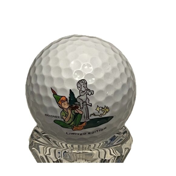 Disney Peter Pan Limited Edition Exception Pinnacle #3 White Golf Ball Collector - Picture 1 of 6